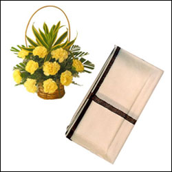 "Woollen Shawl with Flower basket - Click here to View more details about this Product